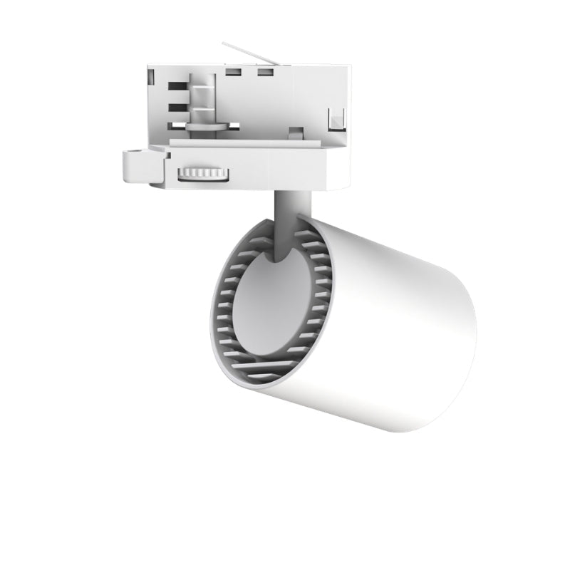 Spot LED sur Rail Blanc Triphasé 24W 36° TRIAC Dimmable - Silamp France