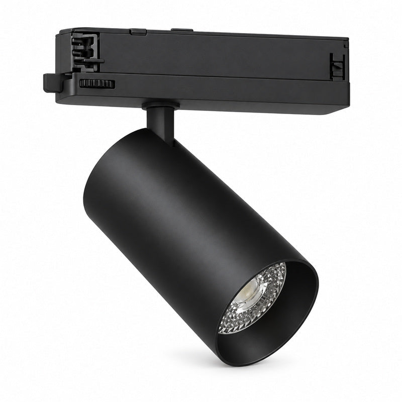 Spot LED sur Rail COB Triphasé 10W 36° Noir Philips - Garantie 5 ans - Silamp France
