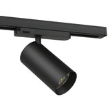 Spot LED sur Rail COB Triphasé 20W 36° Noir - Garantie 5 ans