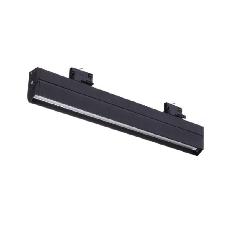 Spot LED sur Rail Linéaire Triphasé 60cm 30W Noir Garantie 5 ans - Silamp France
