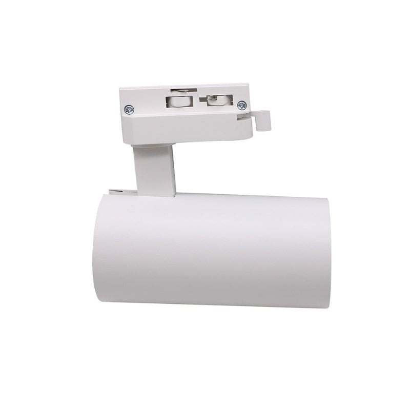 Spot LED sur Rail Monophasé CCT 20W 60° Blanc - 3000K/4000K/6500K - Silamp France