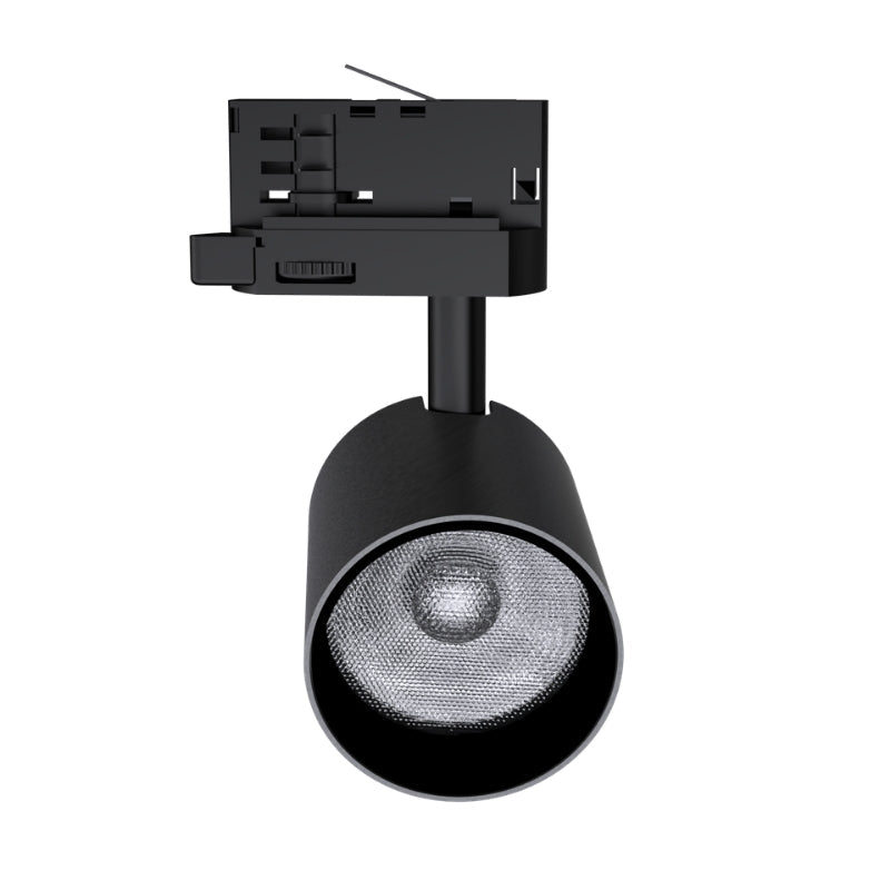 Spot LED sur Rail Noir Triphasé 24W 36° TRIAC Dimmable - Silamp France