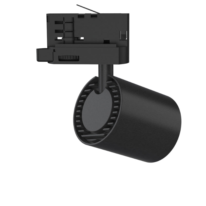 Spot LED sur Rail Noir Triphasé 24W 36° TRIAC Dimmable - Silamp France