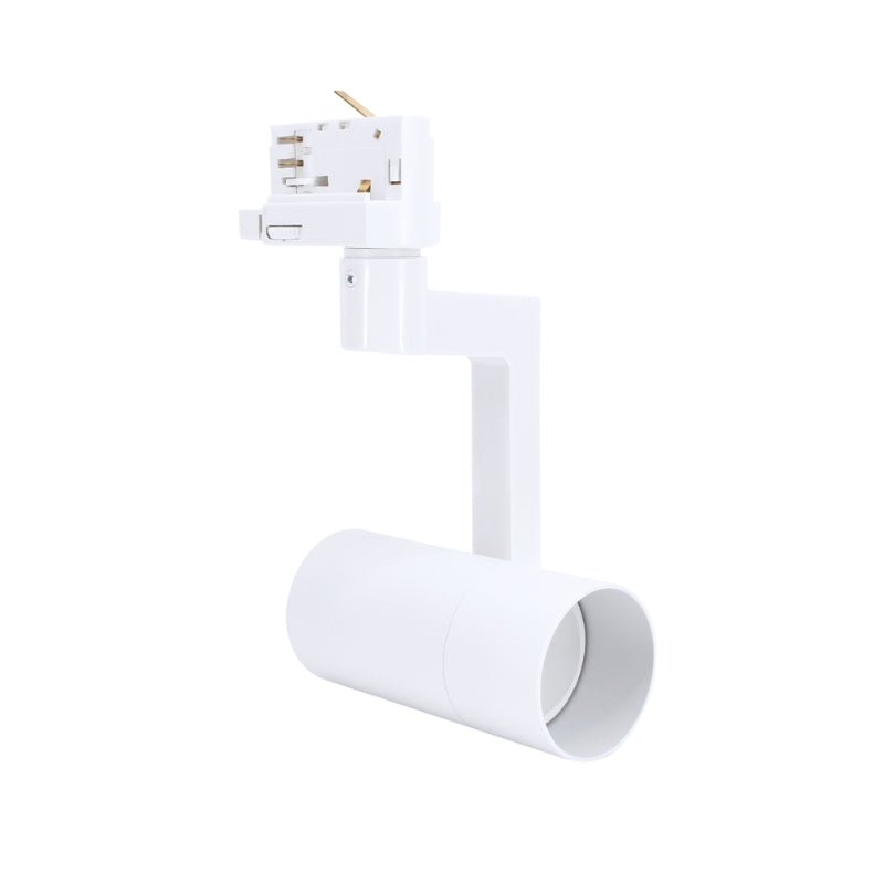 Spot LED sur Rail Triphasé BLANC 36° pour ampoule GU10 - Silamp France