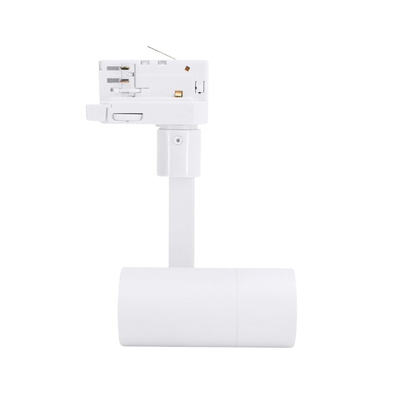 Spot LED sur Rail Triphasé BLANC 36° pour ampoule GU10 - Silamp France