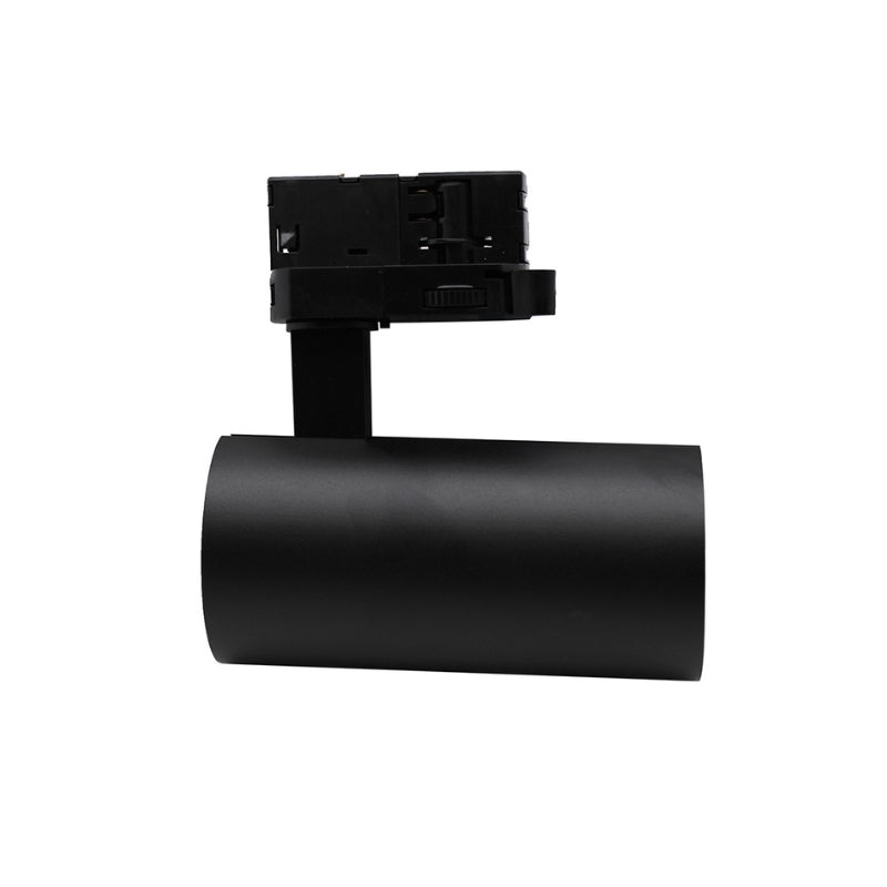 Spot LED sur Rail Triphasé CCT 20W 60° Noir - 3000K/4000K/6500K - Silamp France