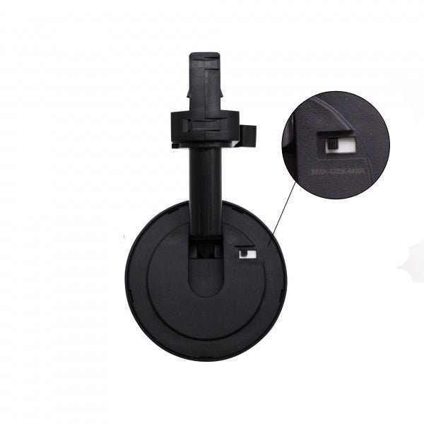 Spot LED sur Rail Triphasé CCT 30W 60° Noir - 3000K/4000K/6500K (Pack de 20) - Silamp France