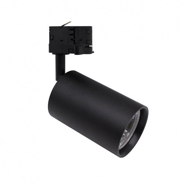 Spot LED sur Rail Triphasé CCT 30W 60° Noir - 3000K/4000K/6500K
