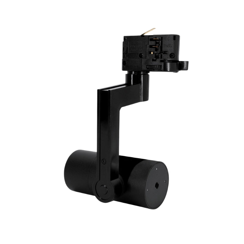 Spot LED sur Rail Triphasé NOIR 36° pour ampoule GU10 - Silamp France