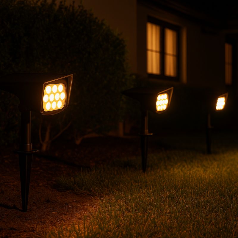 Spot Piquet Solaire Projecteur IP65 2W - Silamp France