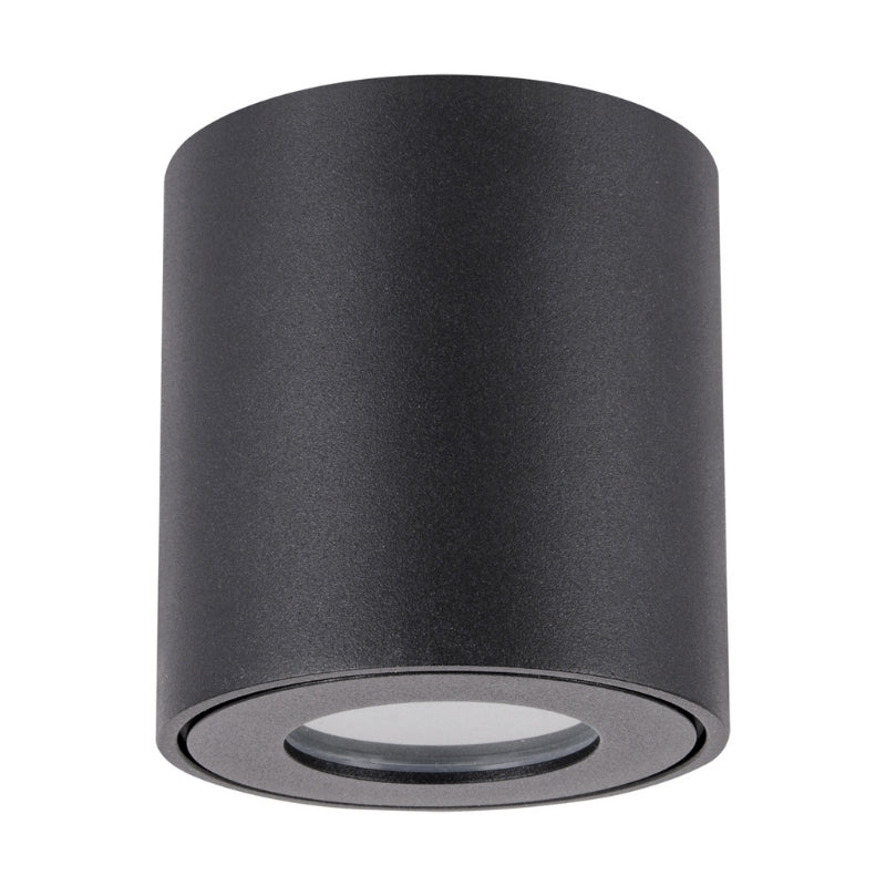 Spot Plafond en Saillie Noir IP54 pour Ampoule GU10 - Silamp France