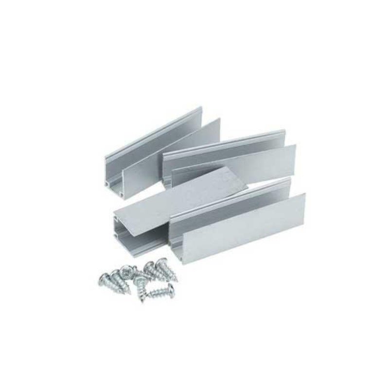 Support de Fixation Aluminium pour Néon LED Flexible 220V (Pack de 50) - Silamp France