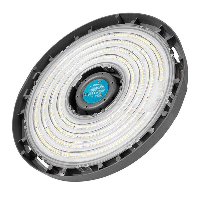 Suspension Industrielle HighBay UFO Haut Rendement 150W 180lm/W IP65 Garantie 5 Ans - Silamp France