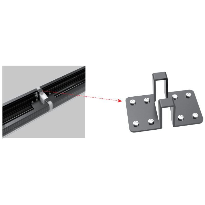 Suspension Linéaire LED 120cm 40W 130lm/W Interconnectable CCT Noir - 3000K/4200K/6400K - Silamp France