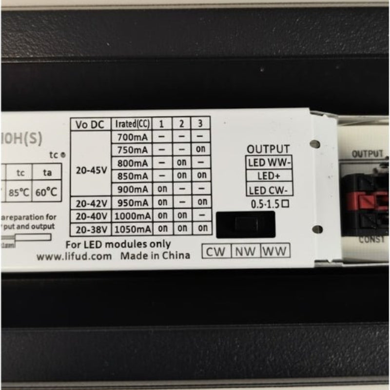 Suspension Linéaire LED 120cm 40W 130lm/W Interconnectable CCT Noir - 3000K/4200K/6400K - Silamp France