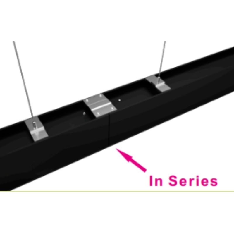 Suspension Linéaire LED 150cm 48W Interconnectable NOIR - Garantie 5 ans - Silamp France