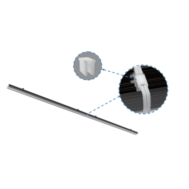 Suspension Linéaire LED 150cm 60W 130lm/W Interconnectable CCT Noir - 3000K/4200K/6400K - Silamp France