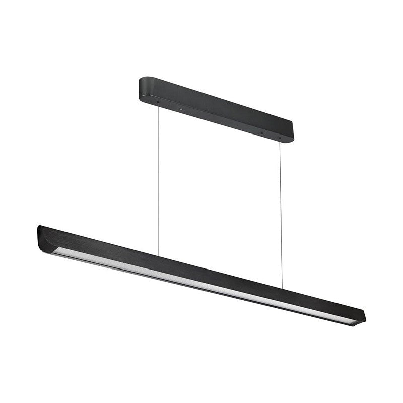 Suspension Linéaire LED 36W CCT Diffusion Large 100° Noir 120cm - Silamp France