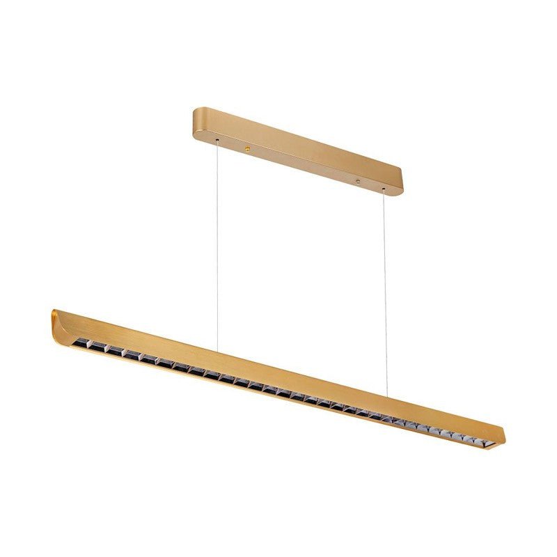 Suspension Linéaire LED 36W CCT Faisceau Concentré 60° Or 120cm - Silamp France