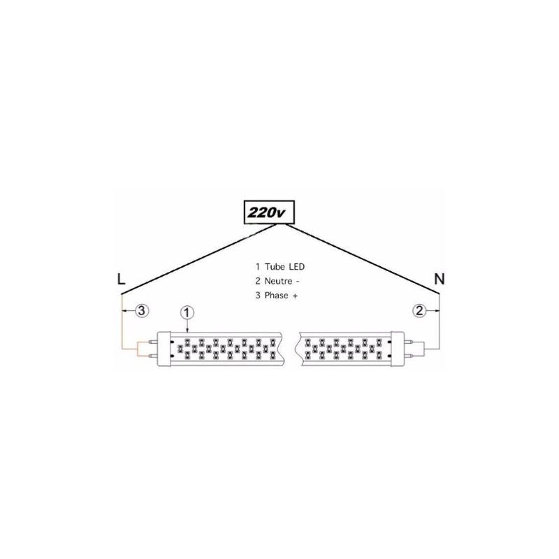 Tube Néon LED 120cm T8 20W