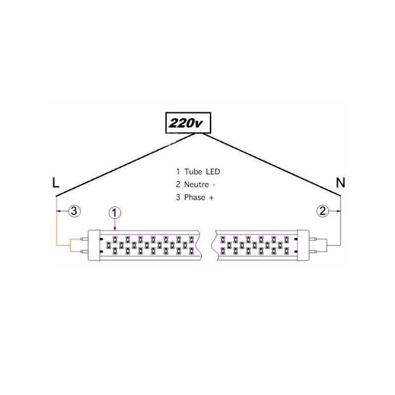 Tube Néon LED 150cm T8 24W