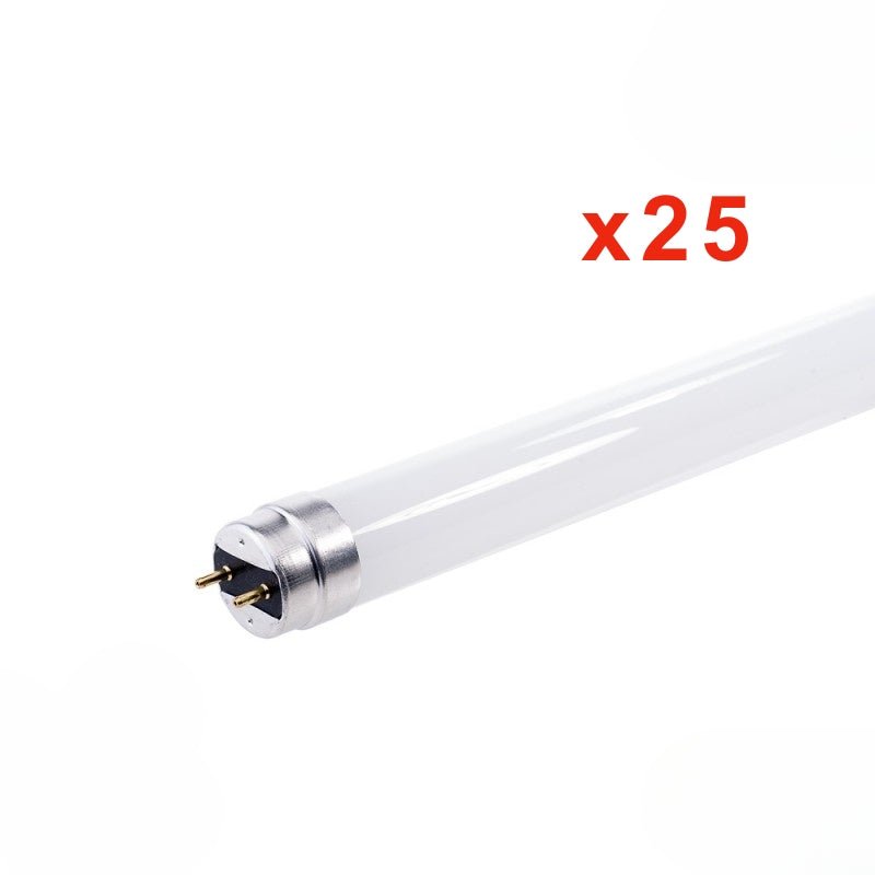 Tube Néon LED T8 60cm 9W Haut rendement (Pack de 25) - Silamp France
