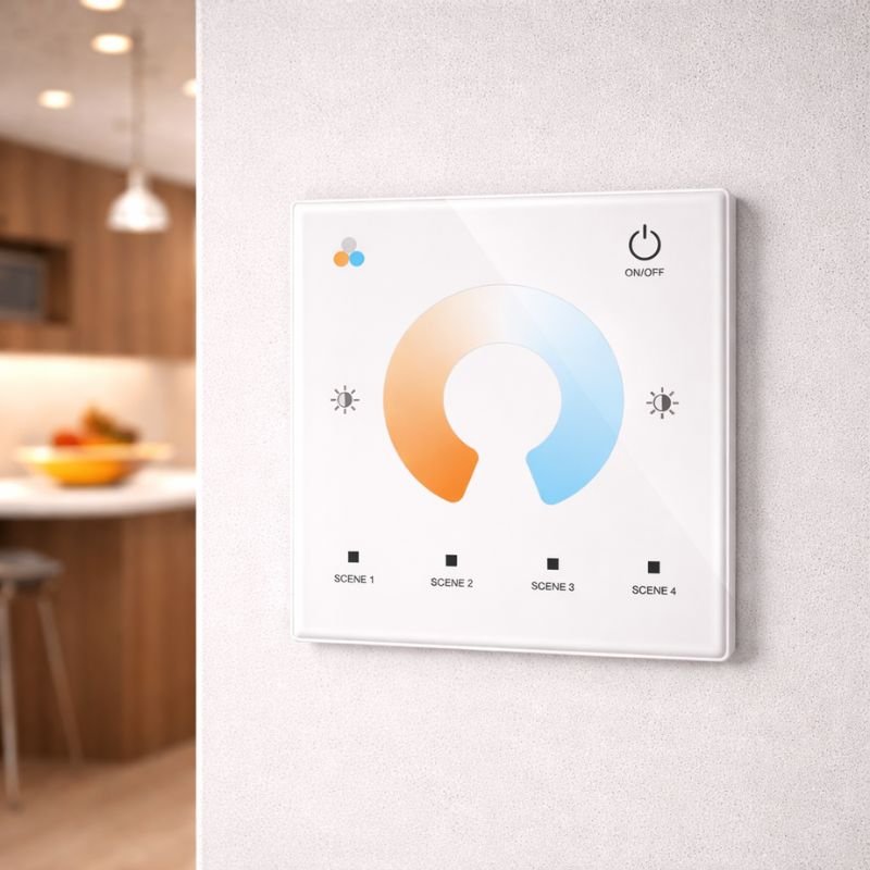 Variateur LED CCT 12 - 48V DC Max 10A - Blanc - Silamp France