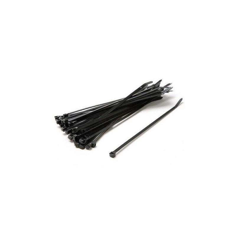 Serre-câbles 100 x 3,5mm Noir (Pack de 100)