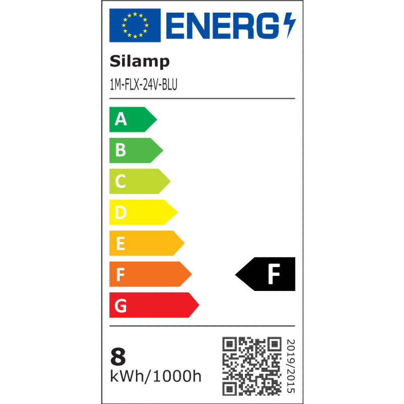 Néon Flexible LED Bleu 24V IP65 120LED/m (vendu sur mesure au mètre)