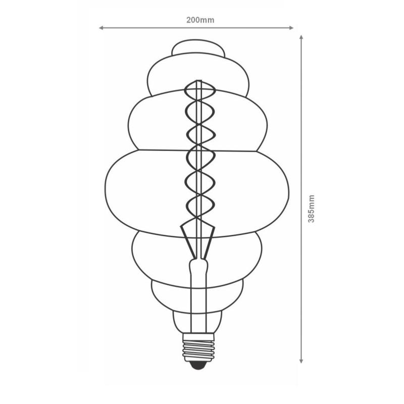 Ampoule LED E27 Filament 8W Ruche