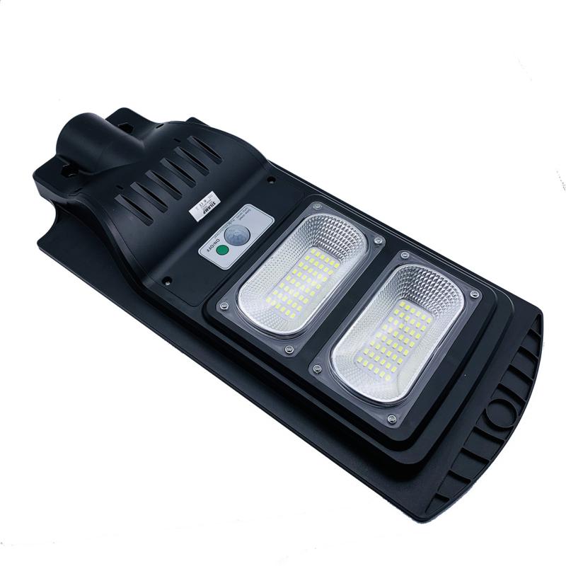 Luminaire LED urbain solaire 48W IP65 Dimmable (Barre métallique + télécommande incluses)