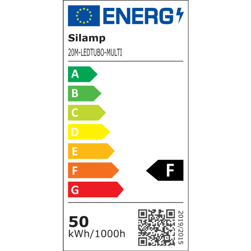 Guirlande LED 220V 20m IP44 - Multicolore