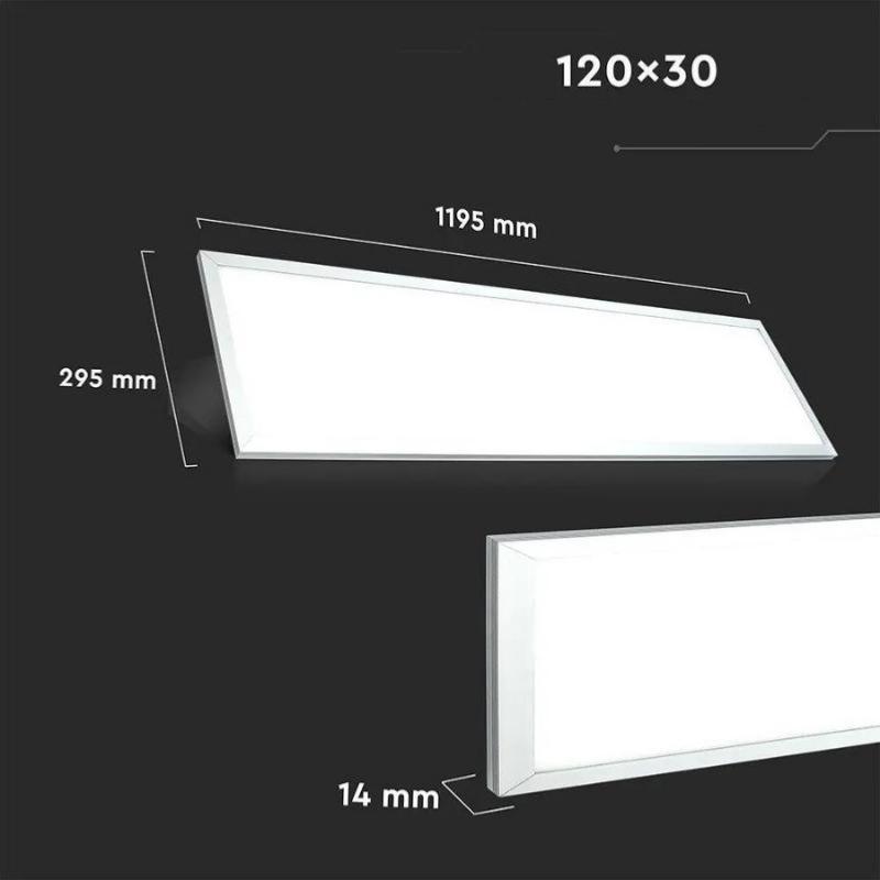 Pack de 6 - Panneau LED 120x30 29W Haut Rendement 137lm/W