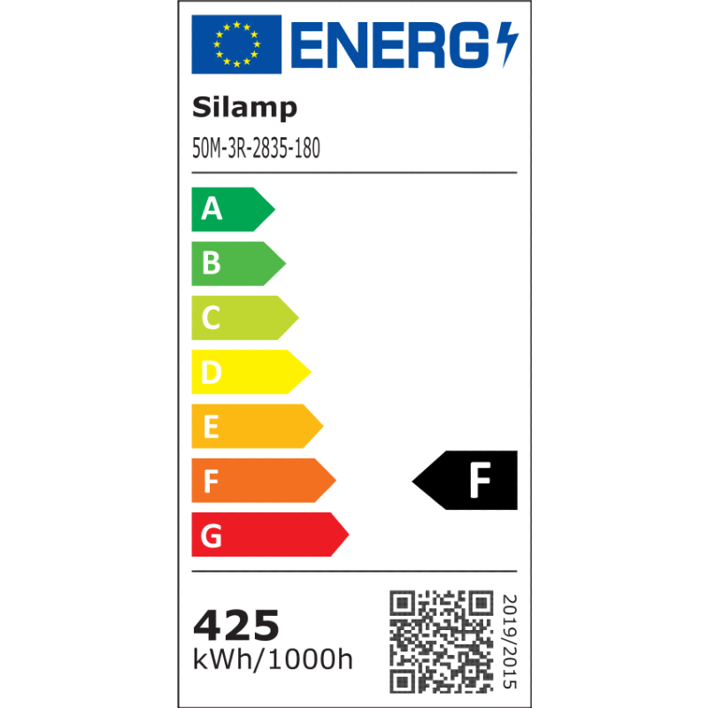 Ruban LED 220V Recoupable 50M IP65 2835 180LED/m Triple Rangée