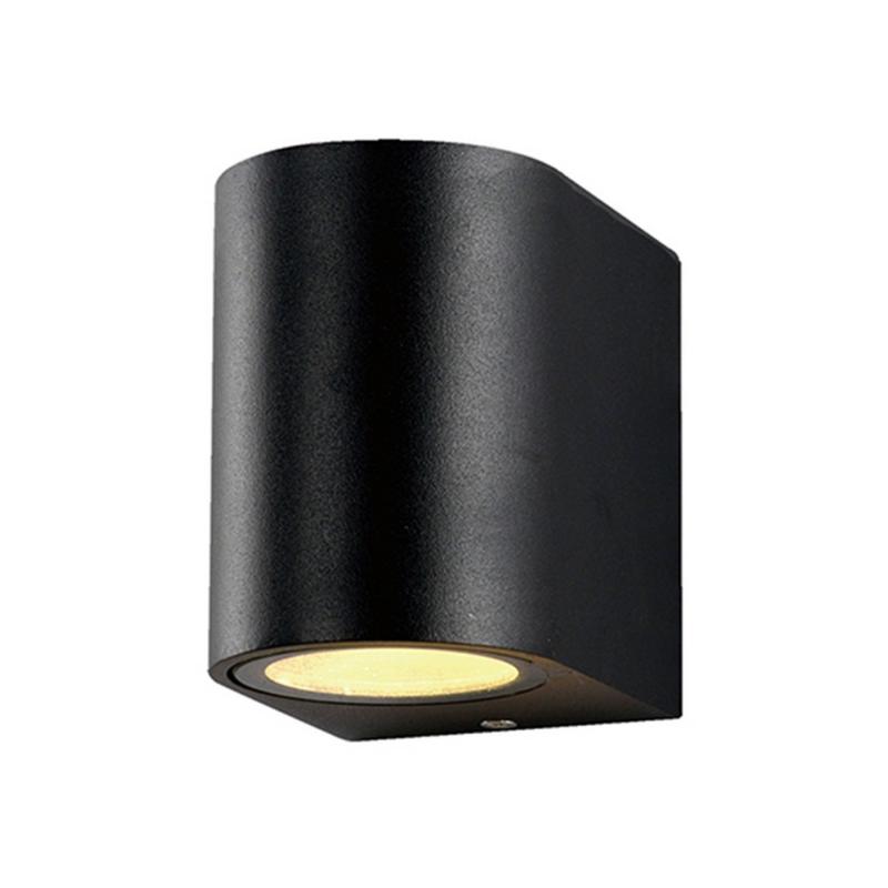 Applique Murale Noire LED IP44 pour Ampoules GU10