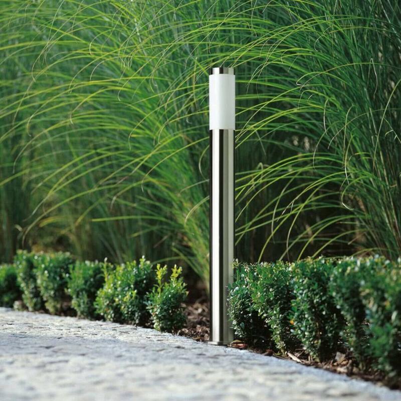 Borne de Jardin Acier Inoxydable 80cm IP44 pour Ampoule E27