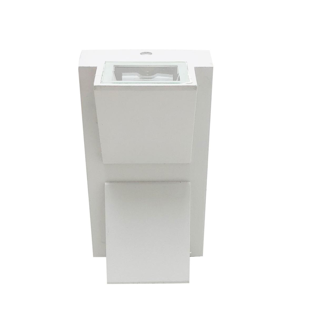 Applique Murale LED Double Faisceaux 2x3W IP44 BLANC