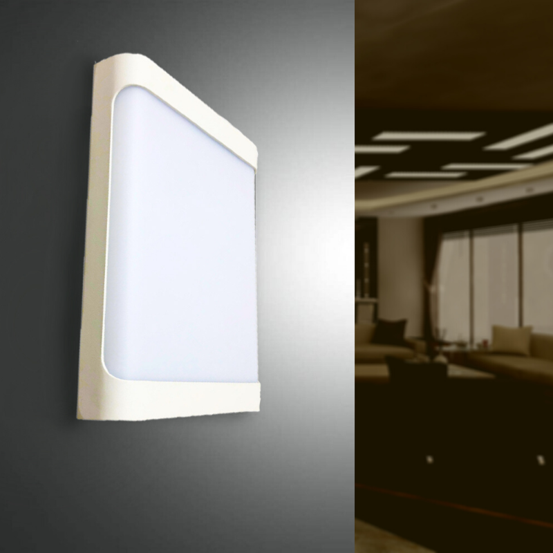 Applique Murale LED Rectangulaire 18W IP44 Blanche