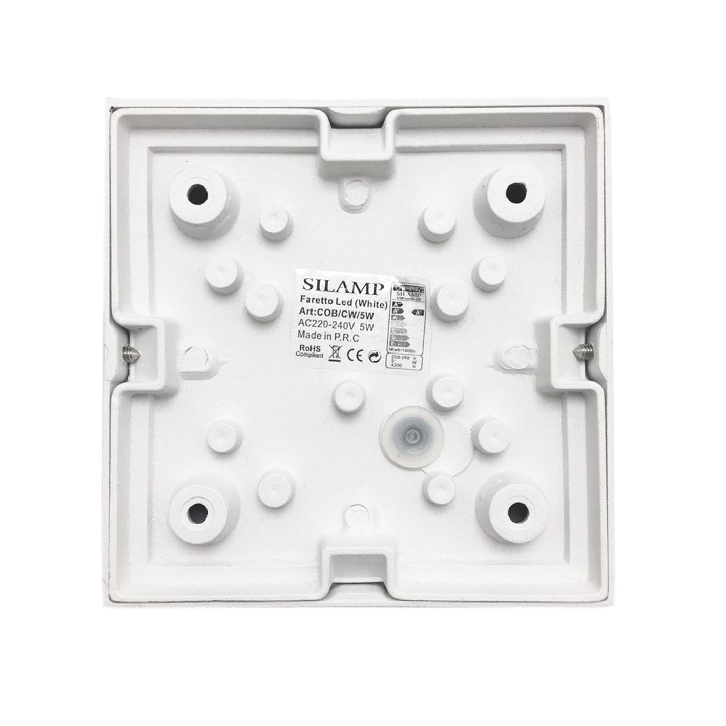 Applique Murale Design Blanche LED IP44 12W Maison