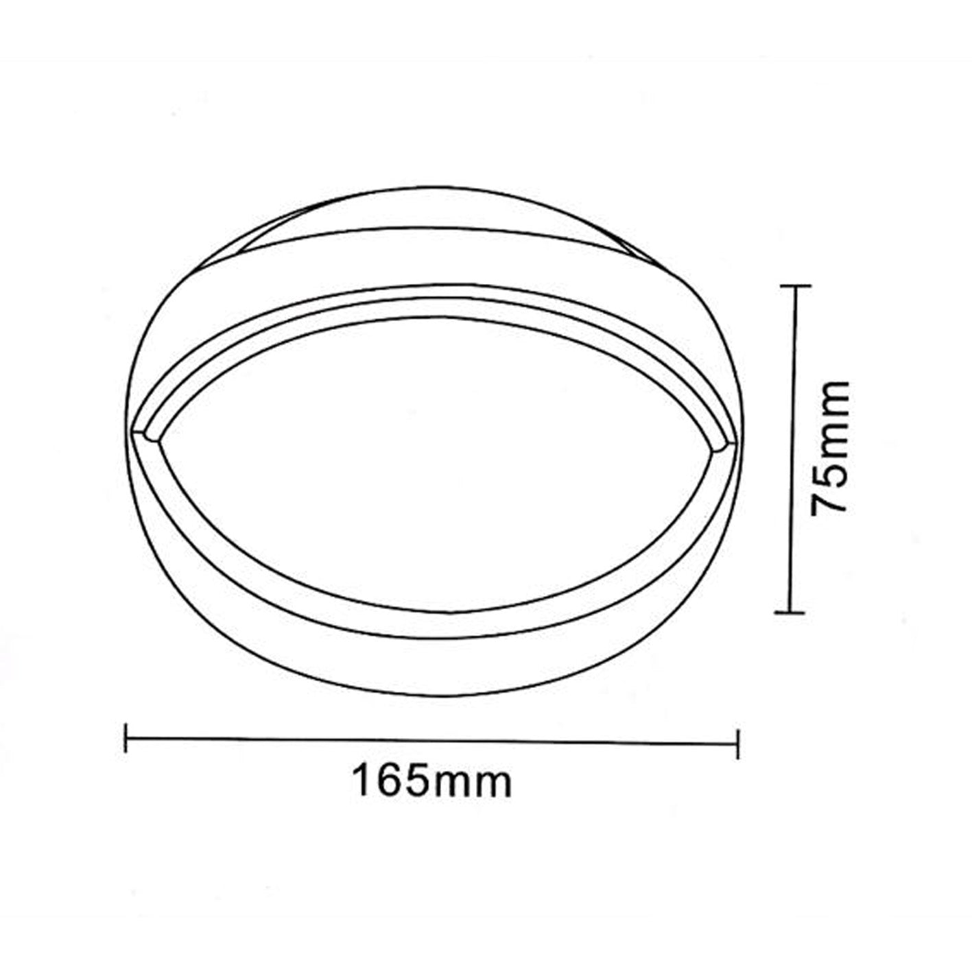 Applique Murale Blanche Ronde LED 15W