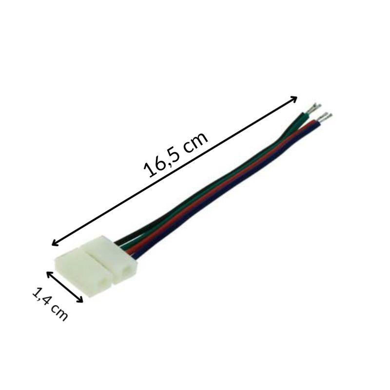 Connecteur Flexible pour Ruban LED RGB 10mm