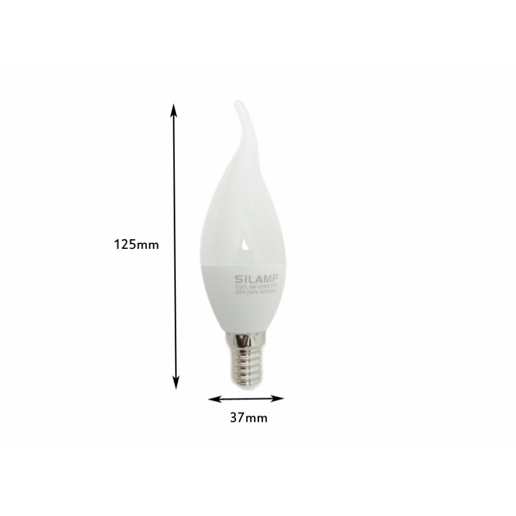 Ampoule LED E14 Flamme 6W 220V COB 360°