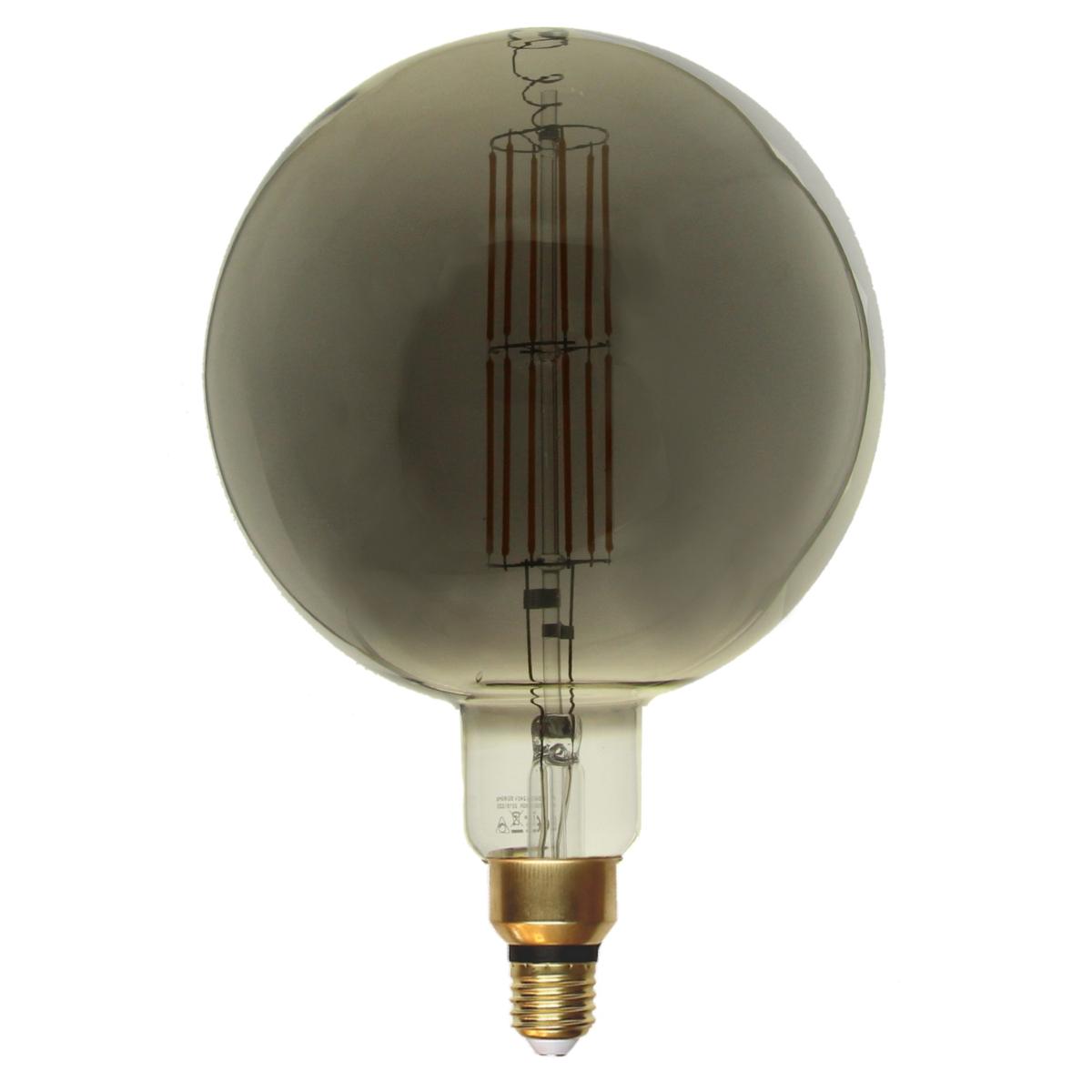 Ampoule LED E27 Filament Dimmable 8W G200 Globe XL SMOKE