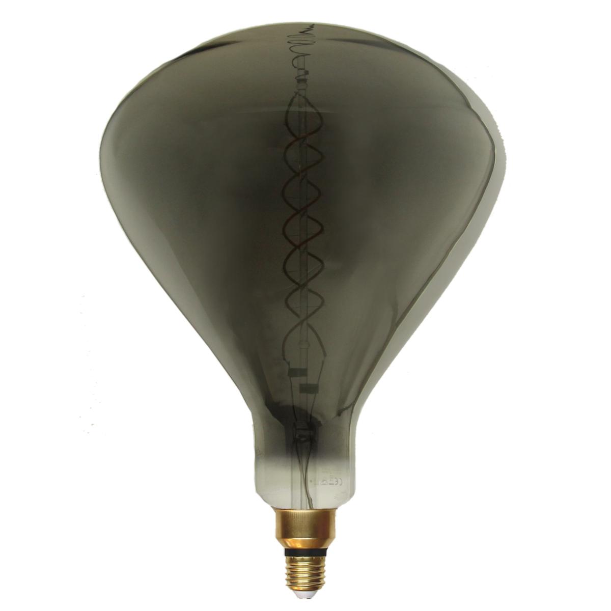 Ampoule LED E27 Filament Dimmable 8W R250 SMOKE