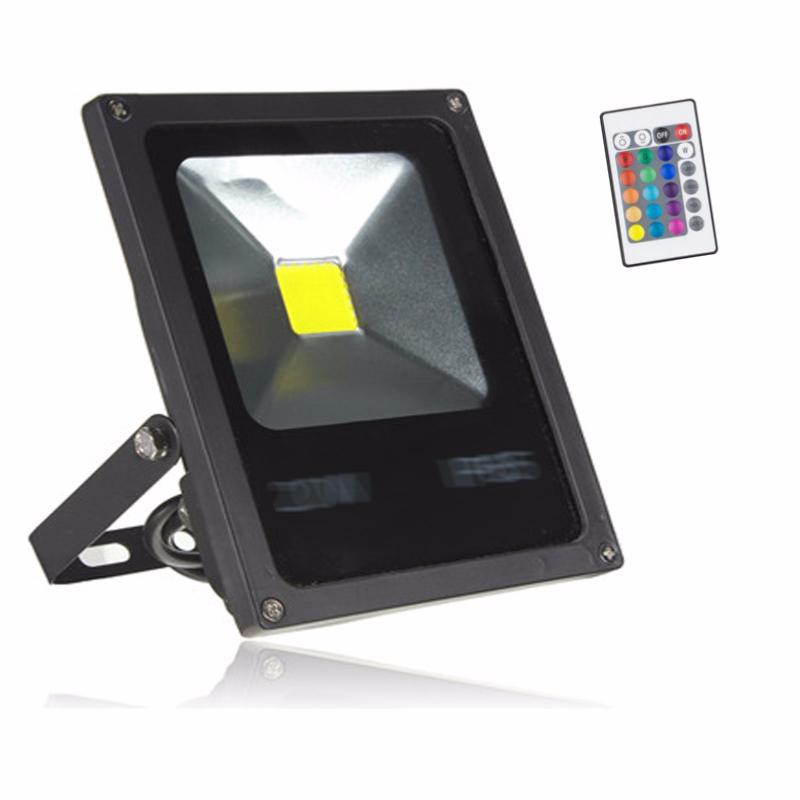 Projecteur LED Extérieur RGB 30W IP65 + Télécommande LED