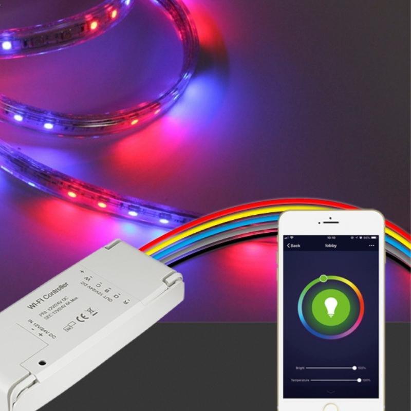 Contrôleur WiFi pour Ruban LED 12/24V