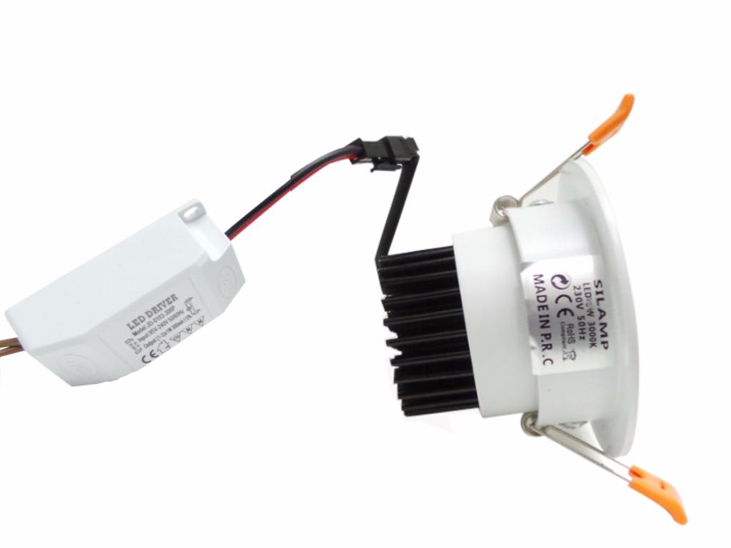 Spot Encastrable LED COB Rond Orientable 12W 80°