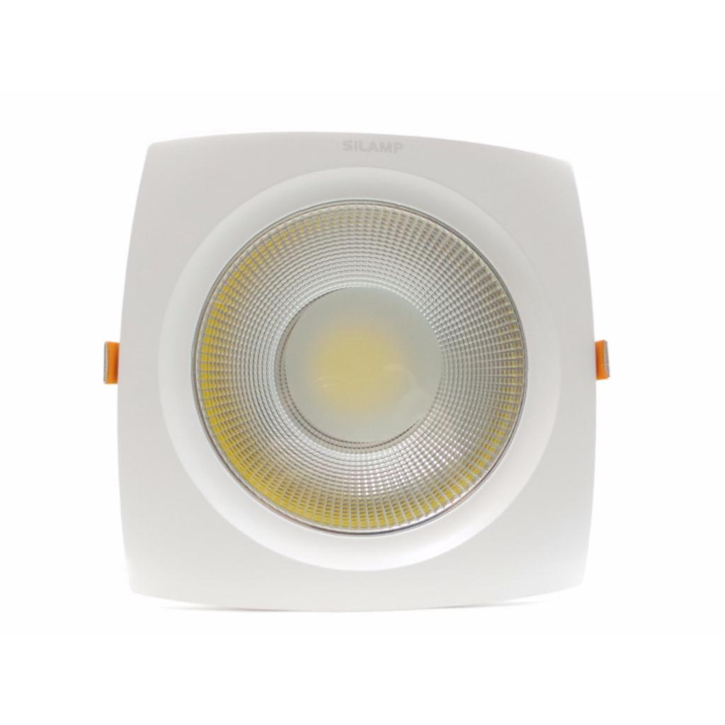 Spot LED encastrable COB Carré Convexe 40W 235mm