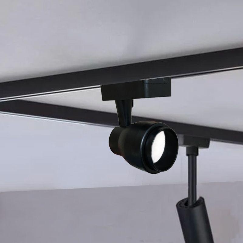 Spot LED sur Rail 30W Multi-angle COB Monophasé NOIR (Pack de 5)
