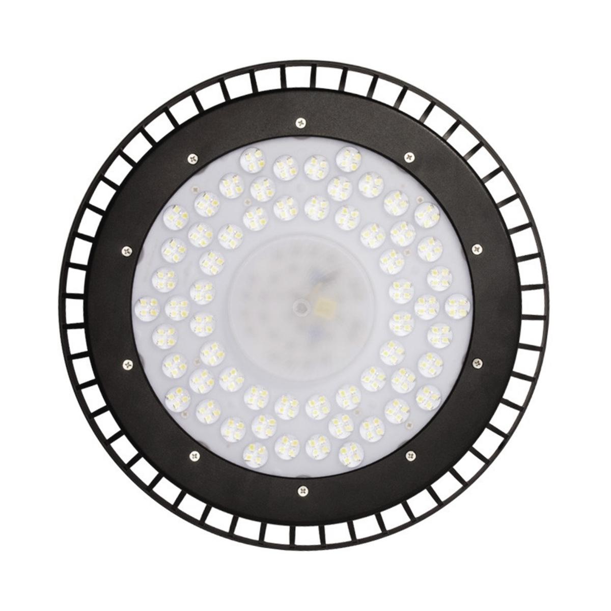 Cloche LED Industrielle UFO 200W 120° IP44 NOIR